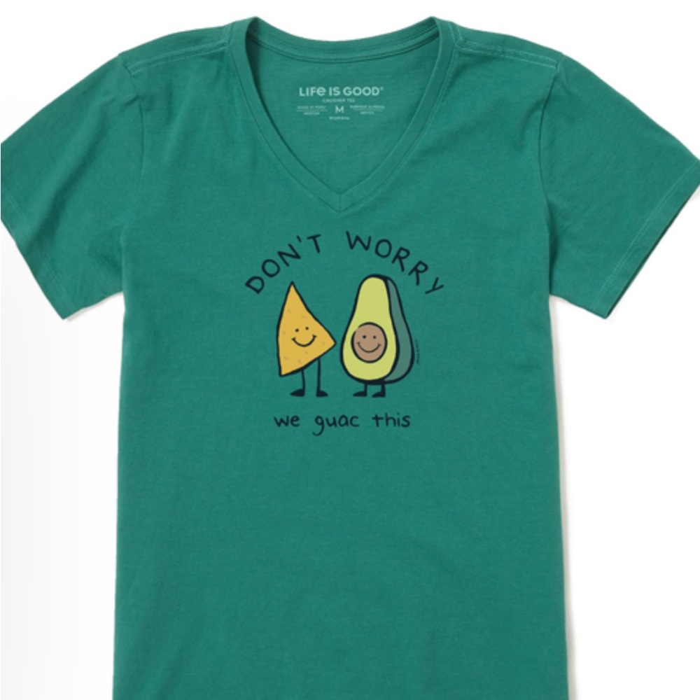 Life is Good Women's We Guac This Crusher Vee